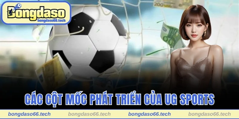 Các cột mốc phát triển của UG Sports